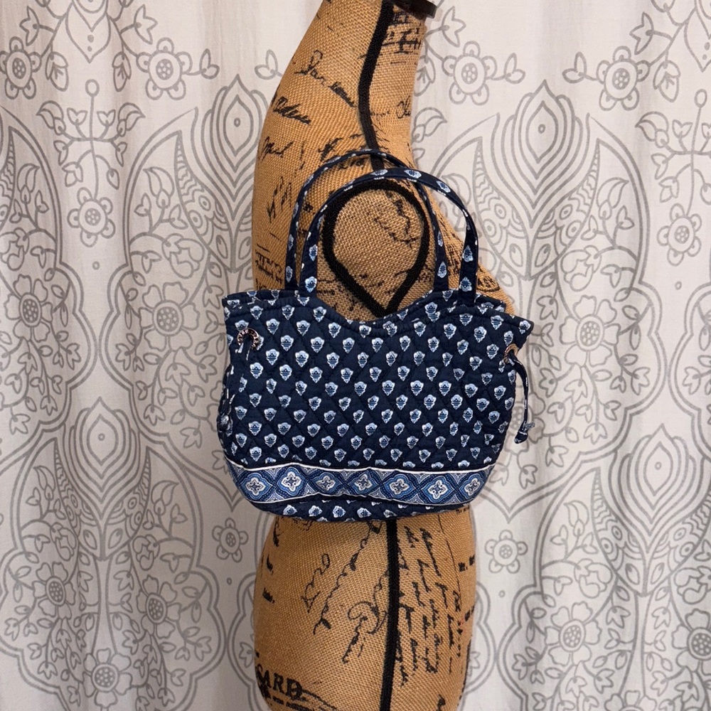Vera Bradley Nantucket Navy Mini Purse